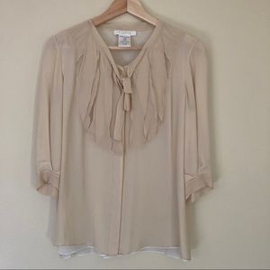 Chloé French Silk Blouse with Pussy Bow